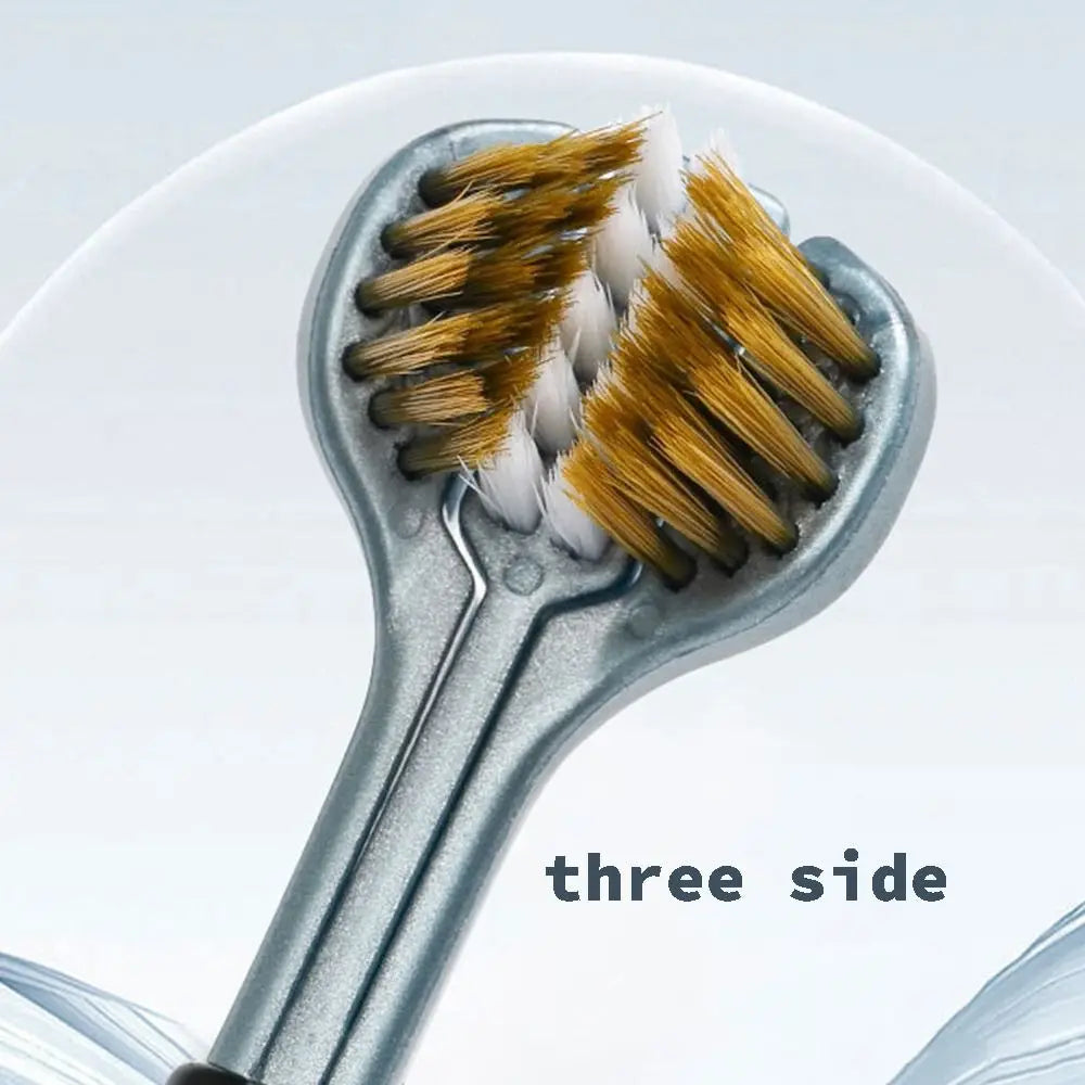 🔥Three Sided Soft Hair Toothbrush🔥(Free Home Delivery)