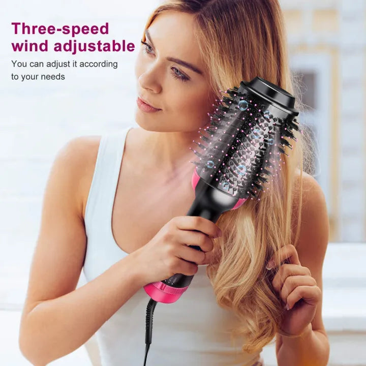 🔥3 in 1 Hair Dryer and volumizer , hair straightner and hair curler🔥 ( Allow To Open & Free Home Delivery )